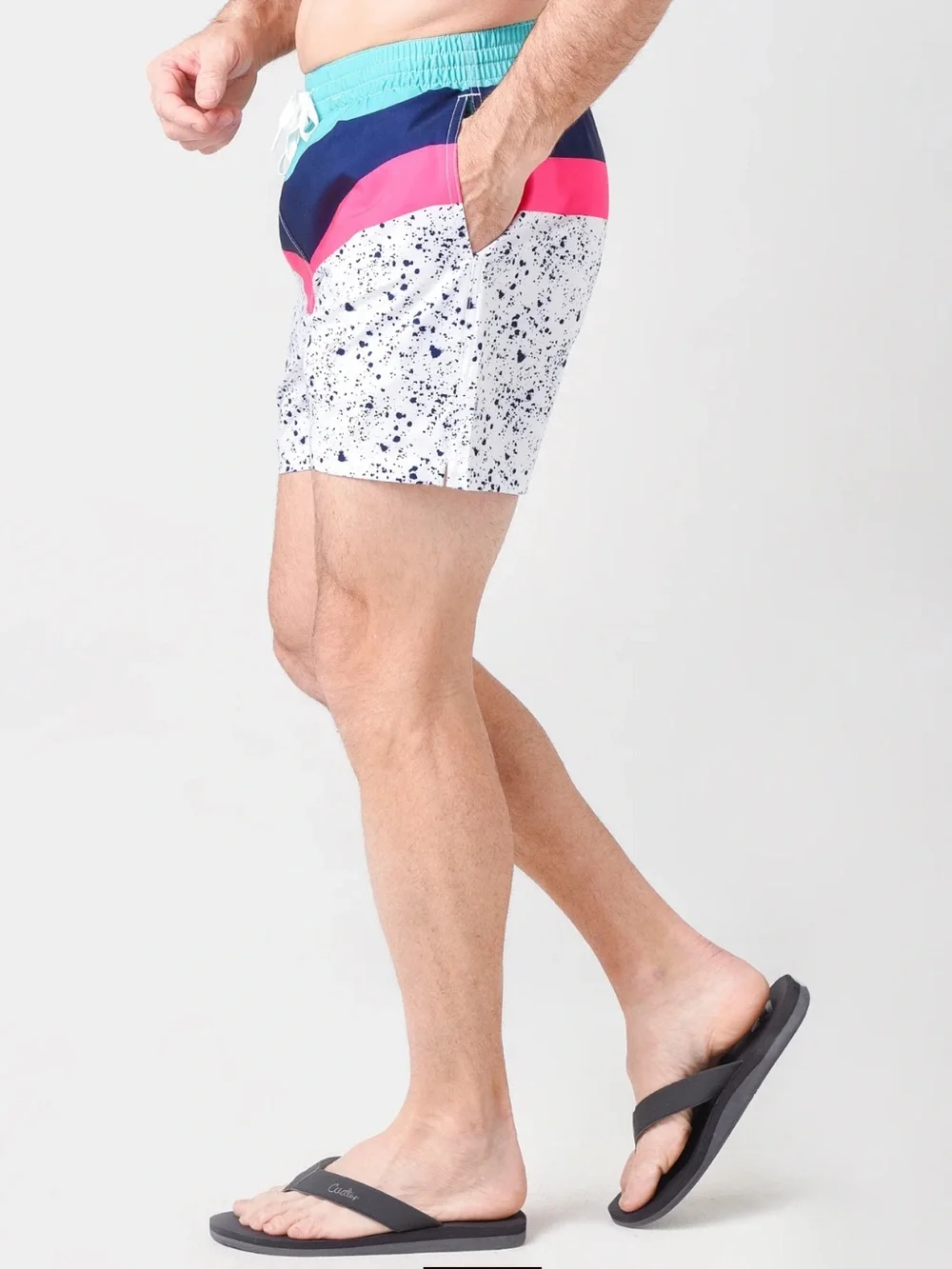 Chubbies The Aquatic Libations 5” Swim Trunks - Small